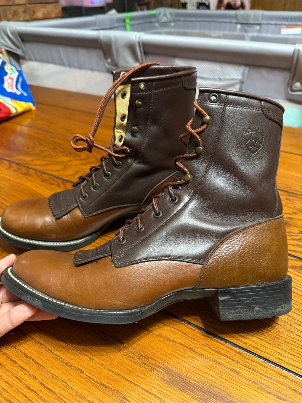 Ariat Hexcel Pro Technology
Riding Leather Prairie
CottageCore LaceUp Boots 7B
